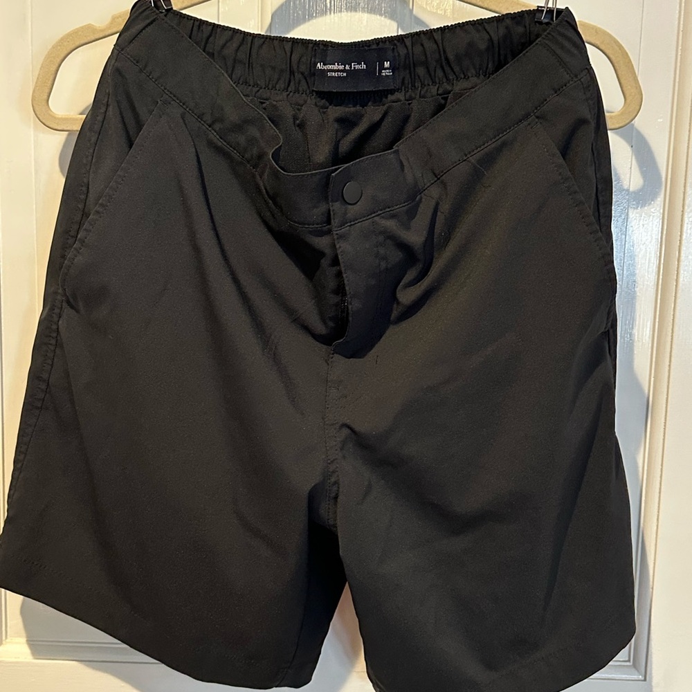 Abercrombie & Fitch Black Stretch Shorts